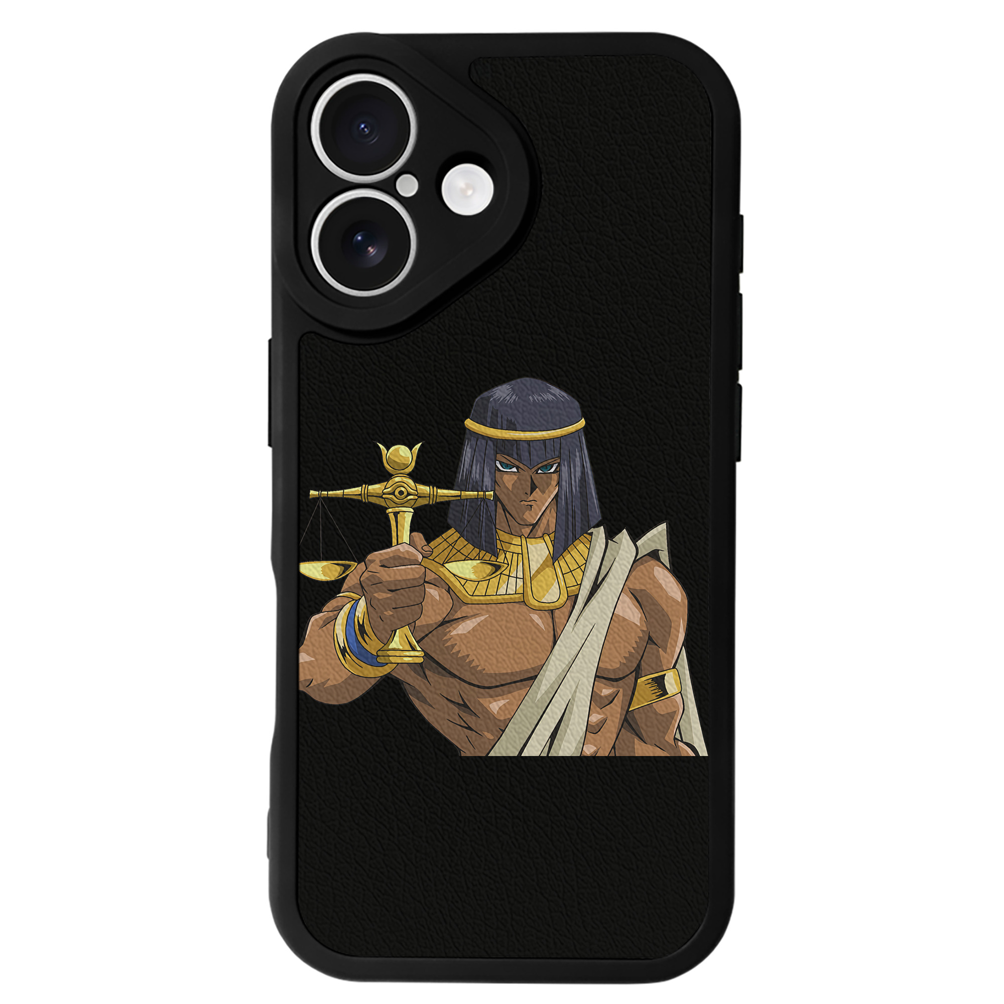 遊☆戯☆王 Yu-Gi-Oh! 【iPhone 16シリーズ対応】シリコンスマホケース（レザー調） 材質：シリコン